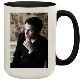 Anton Yelchin 15oz Colored Inner & Handle Mug