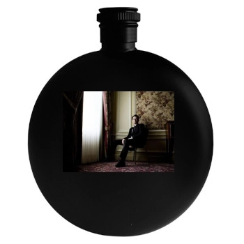 Anton Yelchin Round Flask