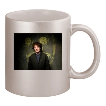 Anton Yelchin 11oz Metallic Silver Mug