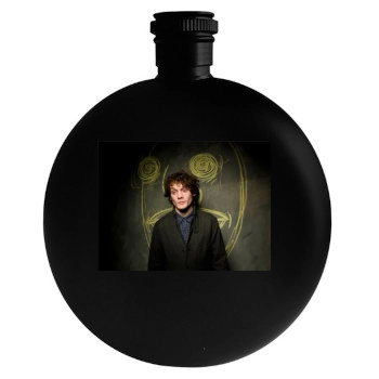 Anton Yelchin Round Flask