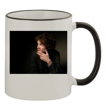 Anton Yelchin 11oz Colored Rim & Handle Mug