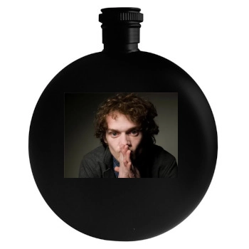 Anton Yelchin Round Flask