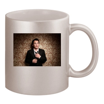 Anton Yelchin 11oz Metallic Silver Mug