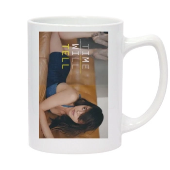 Aubrey Plaza 14oz White Statesman Mug