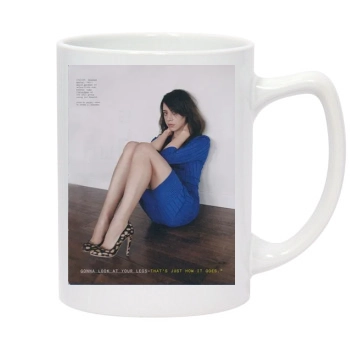 Aubrey Plaza 14oz White Statesman Mug