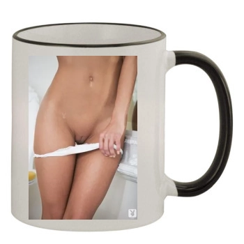 Samantha Shane 11oz Colored Rim & Handle Mug