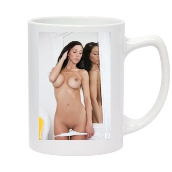 Samantha Shane 14oz White Statesman Mug