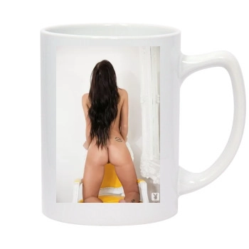 Samantha Shane 14oz White Statesman Mug