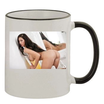 Samantha Shane 11oz Colored Rim & Handle Mug