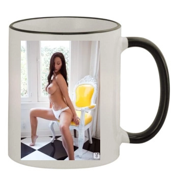 Samantha Shane 11oz Colored Rim & Handle Mug