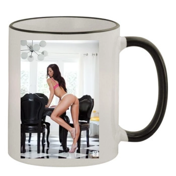 Samantha Shane 11oz Colored Rim & Handle Mug