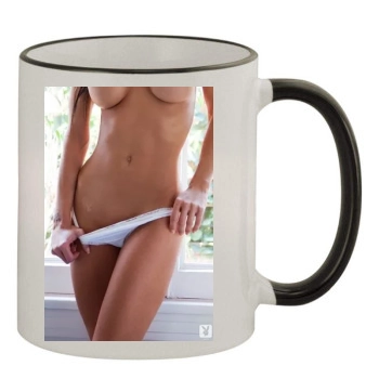 Samantha Shane 11oz Colored Rim & Handle Mug