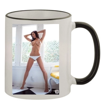 Samantha Shane 11oz Colored Rim & Handle Mug