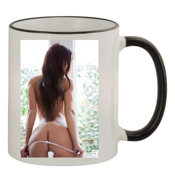 Samantha Shane 11oz Colored Rim & Handle Mug