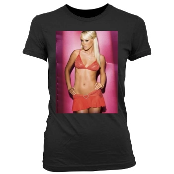 Sara Jean Underwood Women's Junior Cut Crewneck T-Shirt