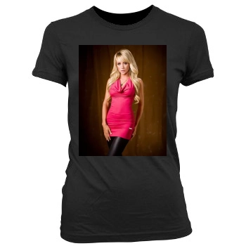 Sara Jean Underwood Women's Junior Cut Crewneck T-Shirt