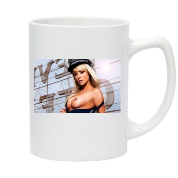 Sara Jean Underwood 14oz White Statesman Mug