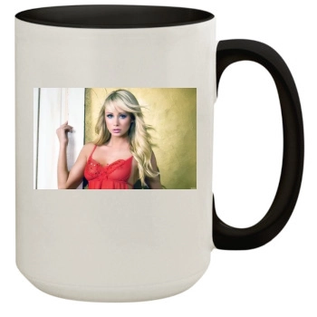 Sara Jean Underwood 15oz Colored Inner & Handle Mug