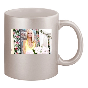 Sara Jean Underwood 11oz Metallic Silver Mug