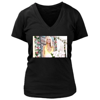 Sara Jean Underwood Women's Deep V-Neck TShirt