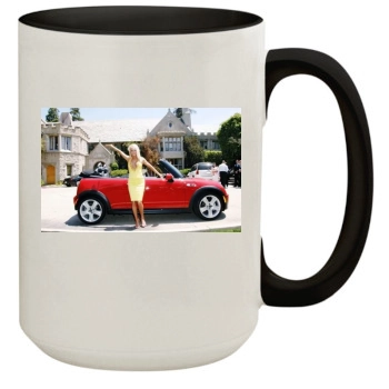 Sara Jean Underwood 15oz Colored Inner & Handle Mug