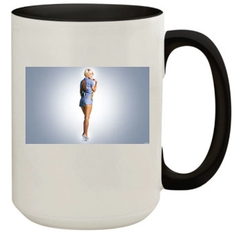 Sara Jean Underwood 15oz Colored Inner & Handle Mug