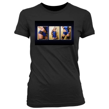 Sara Jean Underwood Women's Junior Cut Crewneck T-Shirt