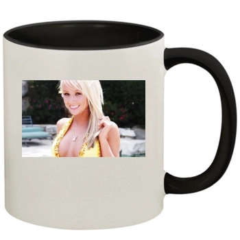 Sara Jean Underwood 11oz Colored Inner & Handle Mug