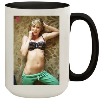 Sara Jean Underwood 15oz Colored Inner & Handle Mug