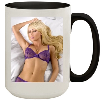 Sara Jean Underwood 15oz Colored Inner & Handle Mug