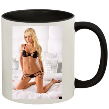 Sara Jean Underwood 11oz Colored Inner & Handle Mug