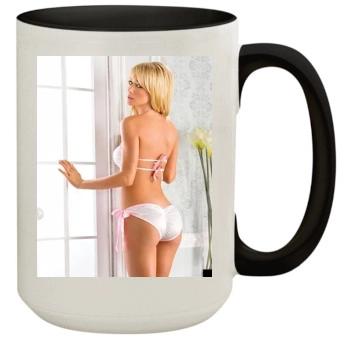 Sara Jean Underwood 15oz Colored Inner & Handle Mug