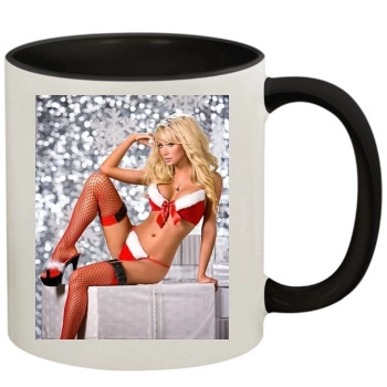 Sara Jean Underwood 11oz Colored Inner & Handle Mug