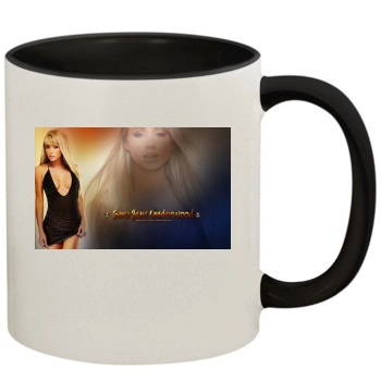 Sara Jean Underwood 11oz Colored Inner & Handle Mug