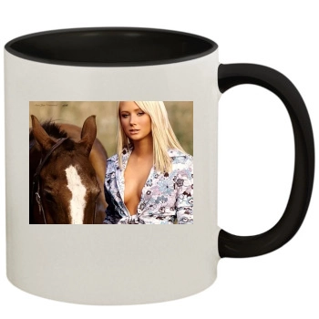 Sara Jean Underwood 11oz Colored Inner & Handle Mug