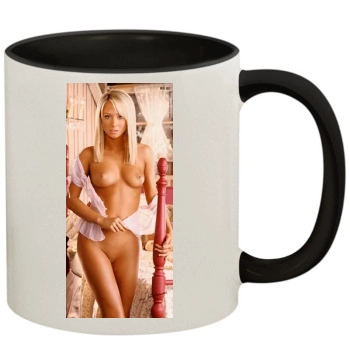 Sara Jean Underwood 11oz Colored Inner & Handle Mug