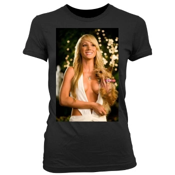 Sara Jean Underwood Women's Junior Cut Crewneck T-Shirt