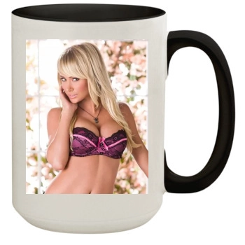 Sara Jean Underwood 15oz Colored Inner & Handle Mug