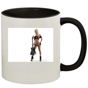 Sara Jean Underwood 11oz Colored Inner & Handle Mug