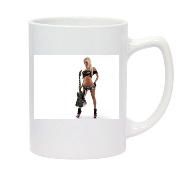 Sara Jean Underwood 14oz White Statesman Mug