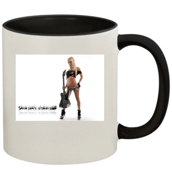 Sara Jean Underwood 11oz Colored Inner & Handle Mug