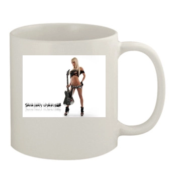 Sara Jean Underwood 11oz White Mug