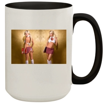 Sara Jean Underwood 15oz Colored Inner & Handle Mug