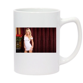 Sara Jean Underwood 14oz White Statesman Mug