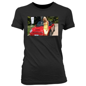 Sara Jean Underwood Women's Junior Cut Crewneck T-Shirt