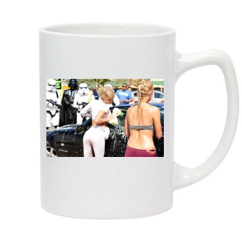 Sara Jean Underwood 14oz White Statesman Mug