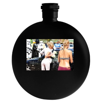 Sara Jean Underwood Round Flask