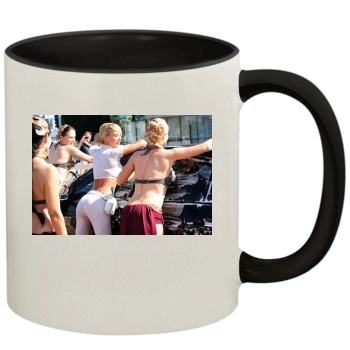 Sara Jean Underwood 11oz Colored Inner & Handle Mug