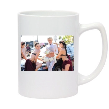 Sara Jean Underwood 14oz White Statesman Mug