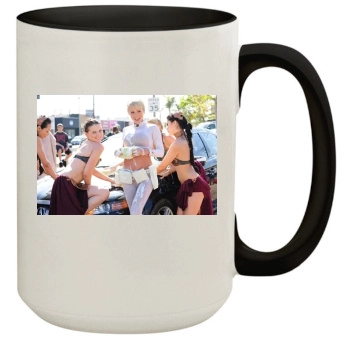 Sara Jean Underwood 15oz Colored Inner & Handle Mug